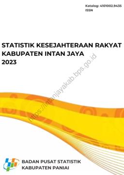 Welfare Statistics Of Intan Jaya Regency 2023