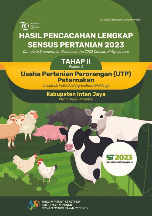 Complete Enumeration Results of the 2023 Census of Agriculture - Edition 2:  Livestock Individual Agricultural Holdings  Intan Jaya Region